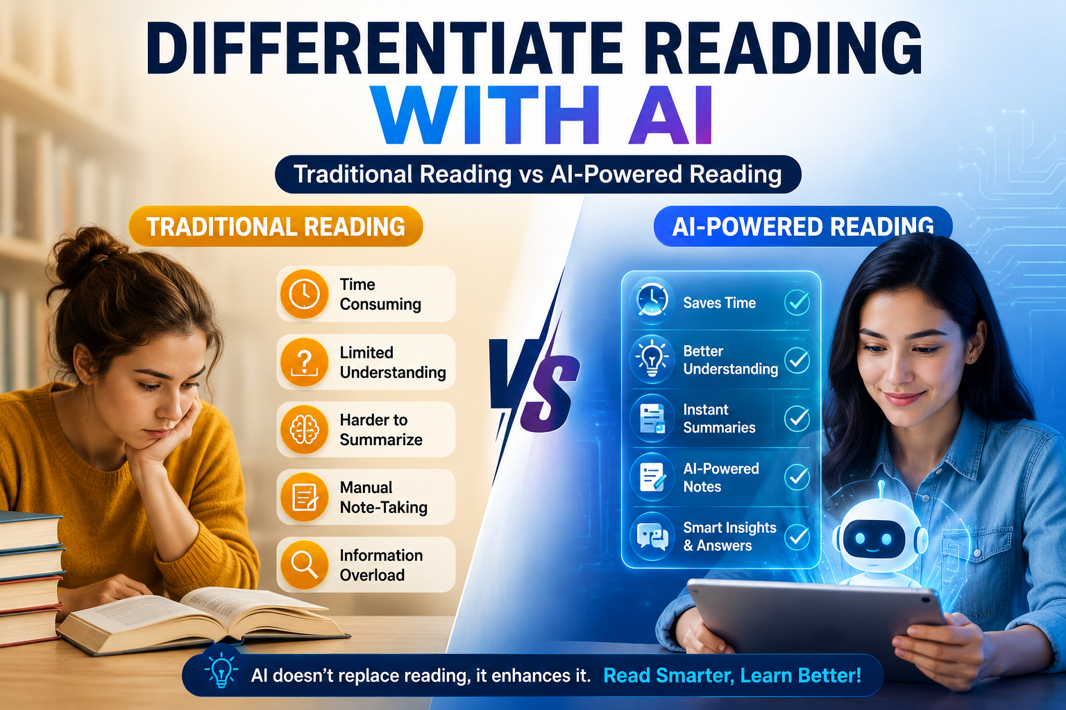 differentiate reading with ai