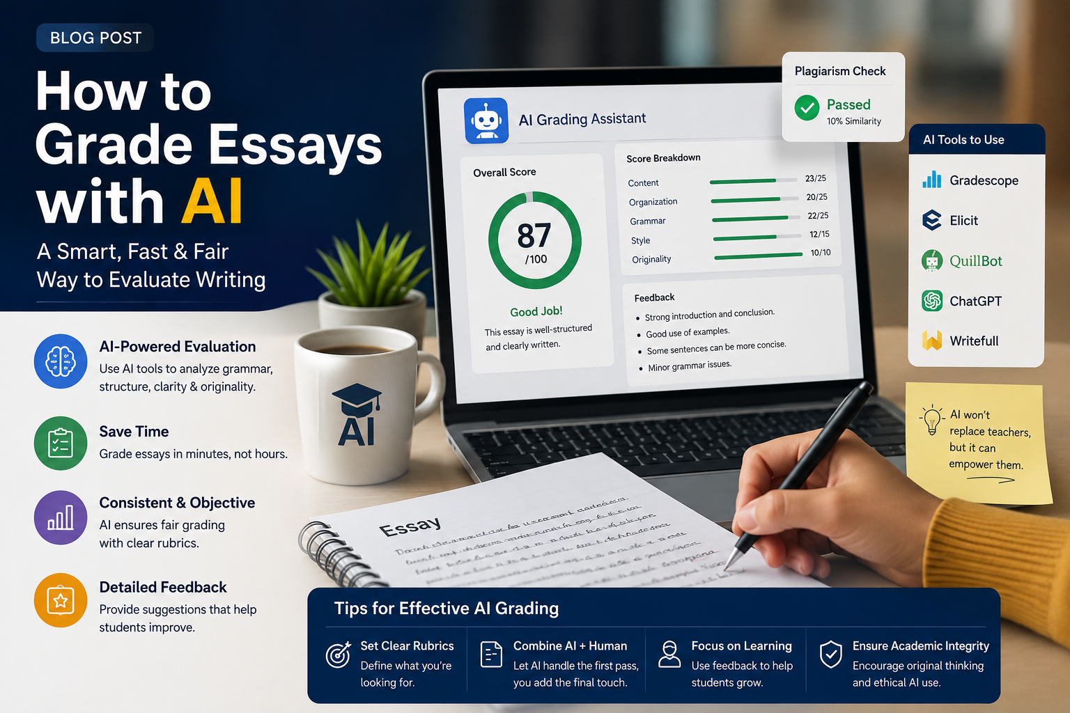 how to grade essays with ai